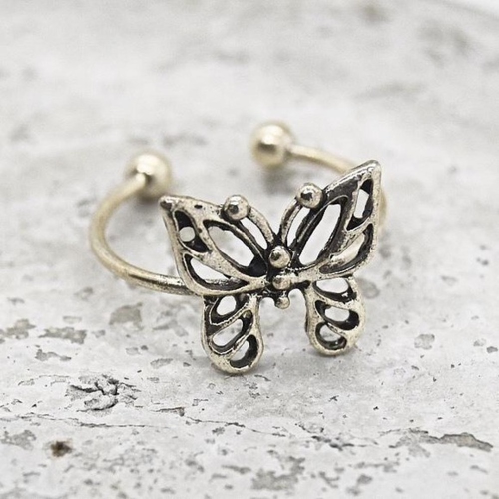 Dainty Butterfly Ring